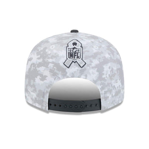 Philadelphia Eagles 2024 NFL Salute to Service New Era 9FIFTY Snapback Cap Weiß - STADIUMDREAMS