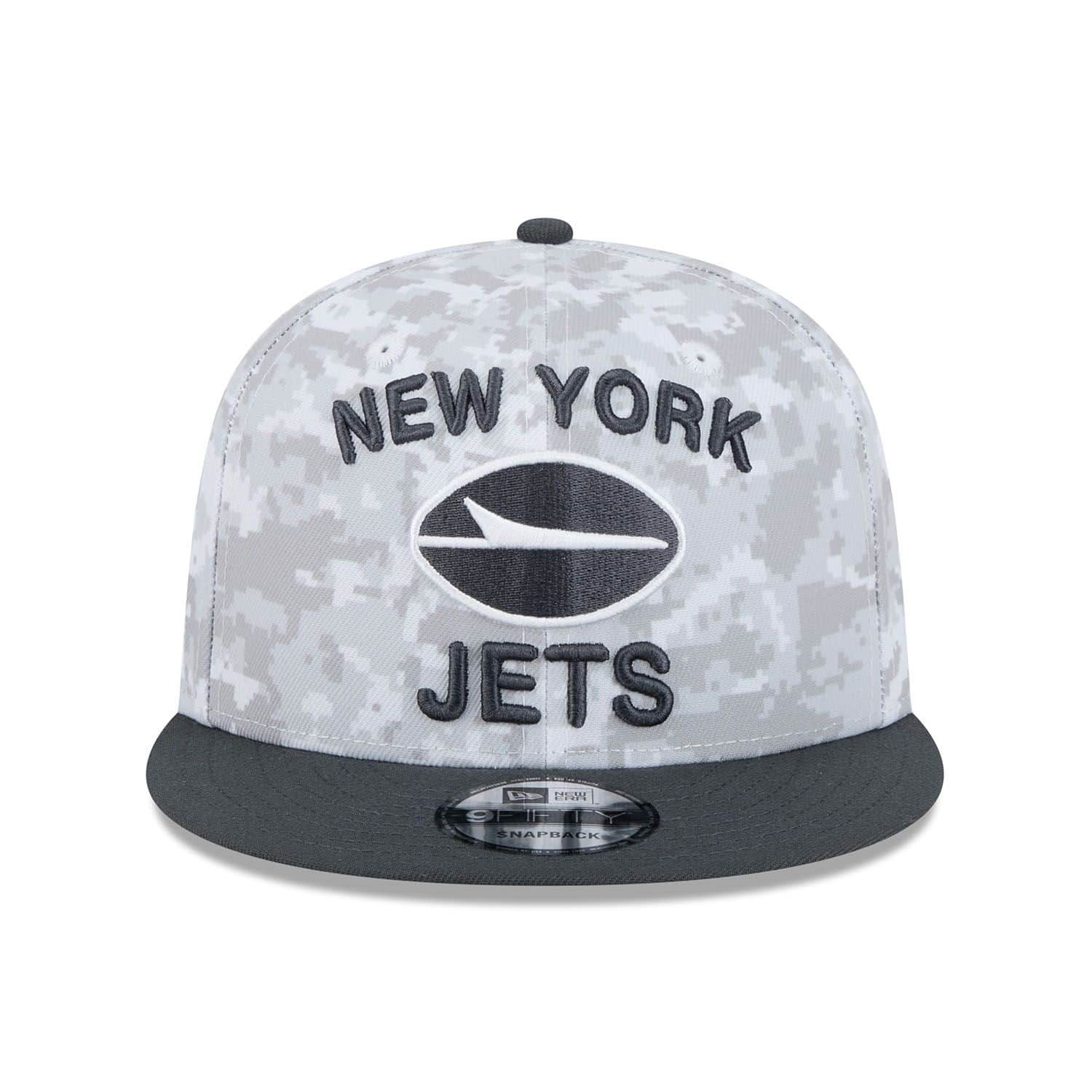 New York Jets 2024 NFL Salute to Service New Era 9FIFTY Snapback Cap Weiß - STADIUMDREAMS