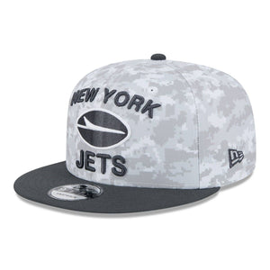 New York Jets 2024 NFL Salute to Service New Era 9FIFTY Snapback Cap Weiß - STADIUMDREAMS