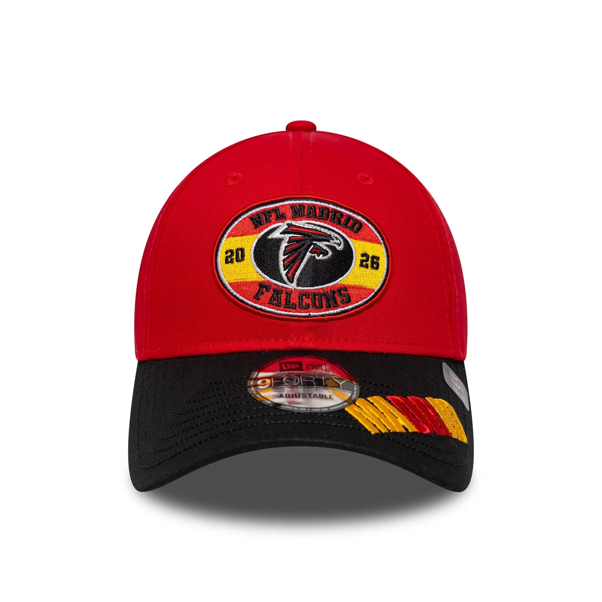 Atlanta Falcons New Era 2026 Madrid Game 9FORTY Snapback NFL Cap Rot