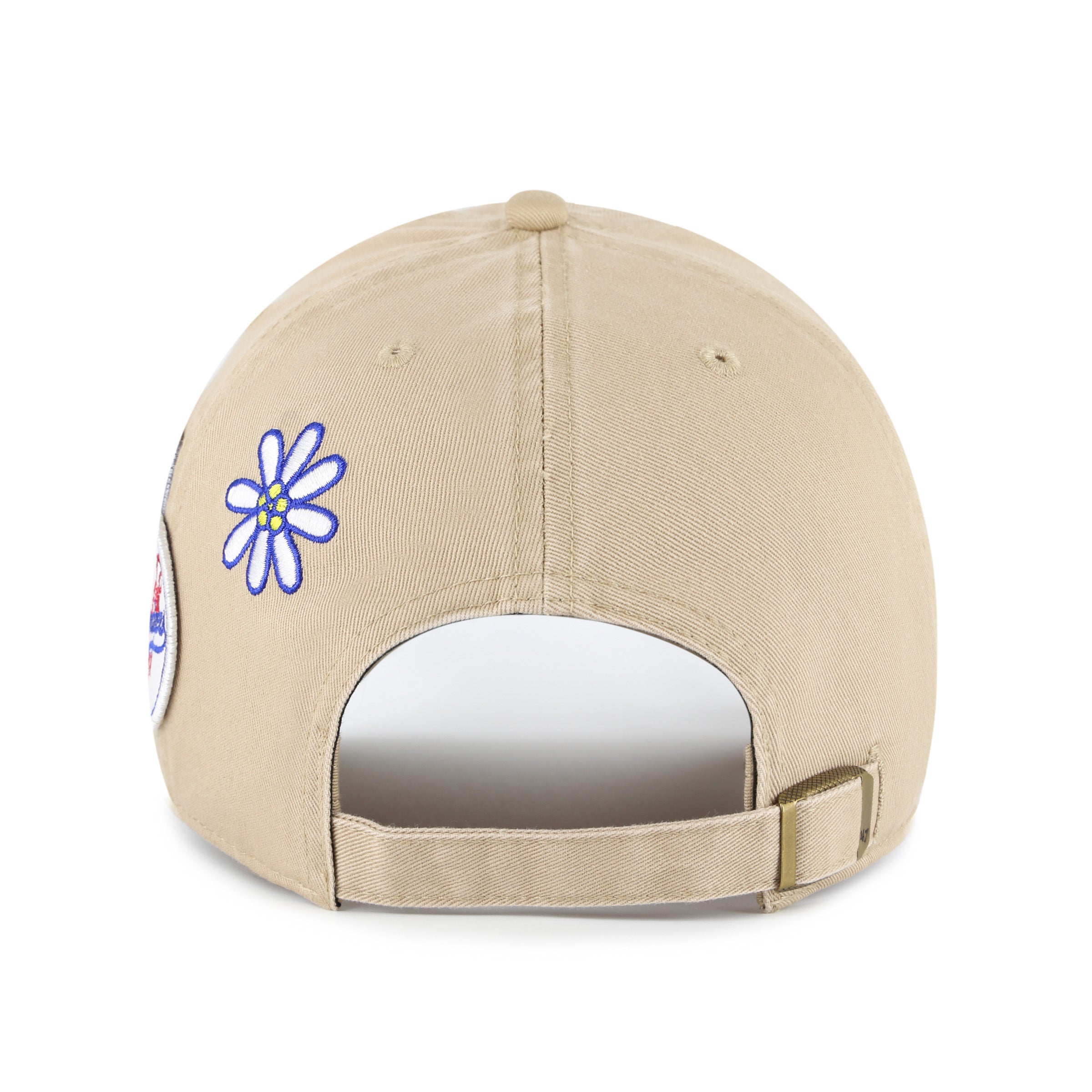 Los Angeles Dodgers '47 Clean Up Premium Badges MLB Cap Beige - STADIUMDREAMS
