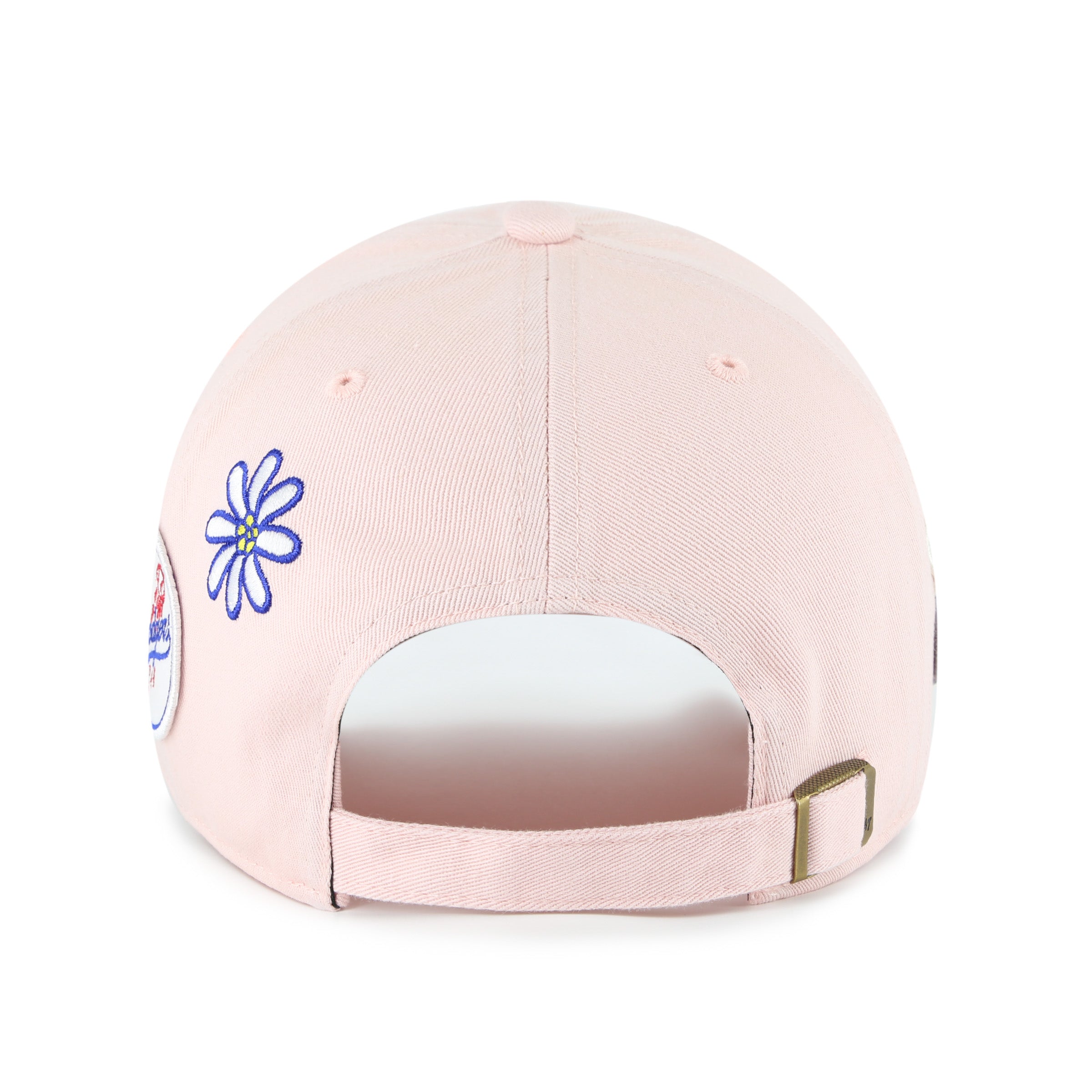 Los Angeles Dodgers '47 Clean Up Premium Badges MLB Cap Pink - STADIUMDREAMS