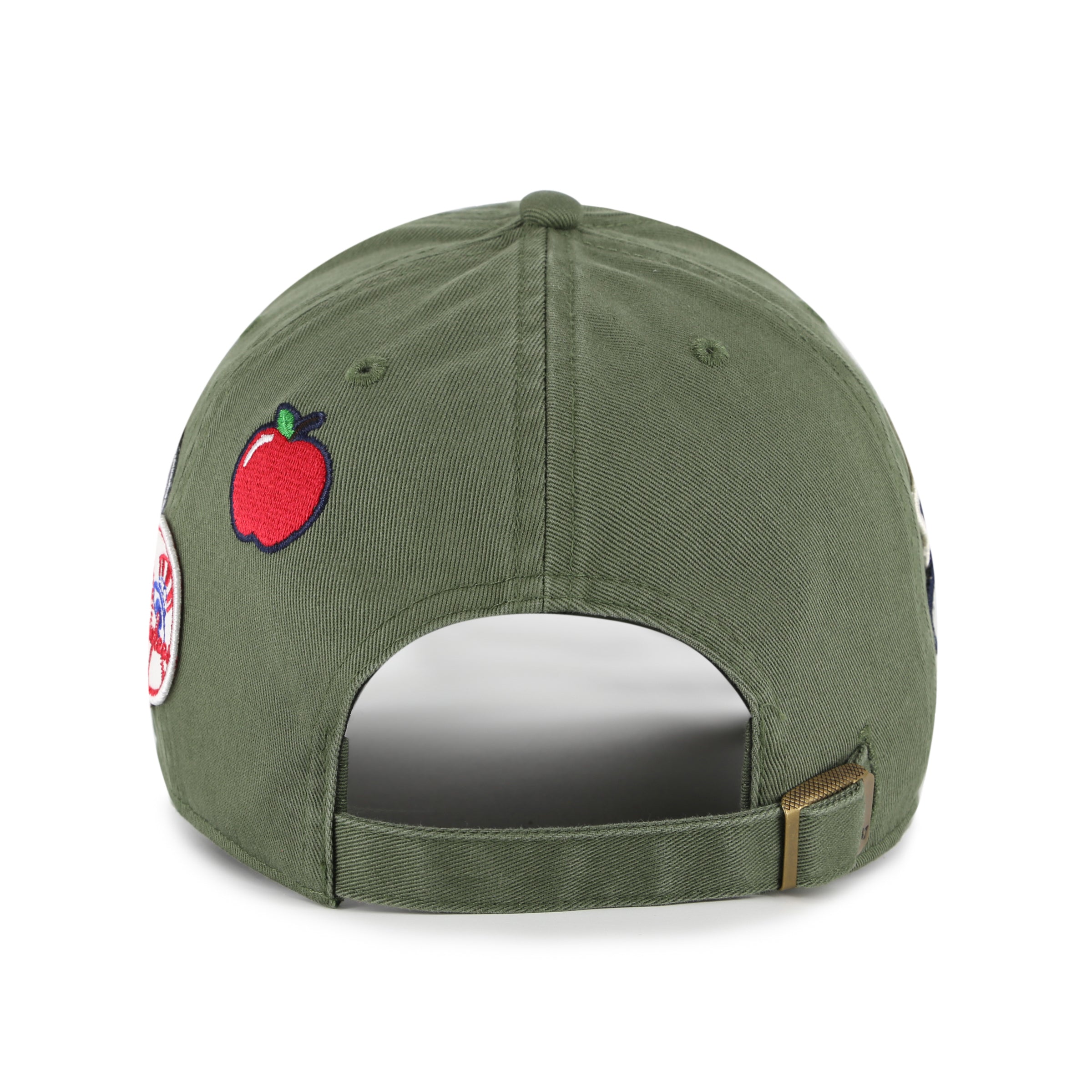 New York Yankees '47 Clean Up Premium Badges MLB Cap Olive Grün - STADIUMDREAMS