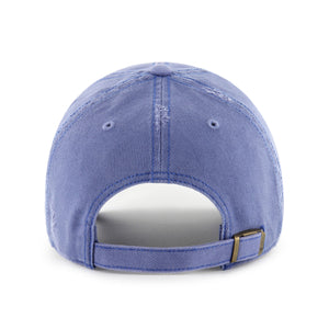Vintage blauer 47 BRAND Los Angeles Dodgers '47 Weathered Clean Up Cap mit verwaschenem Look, Baseball Cap für Fans