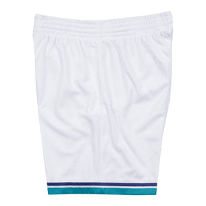 Charlotte Hornets Mitchell & Ness NBA Swingman Shorts 1992 Weiss - STADIUMDREAMS