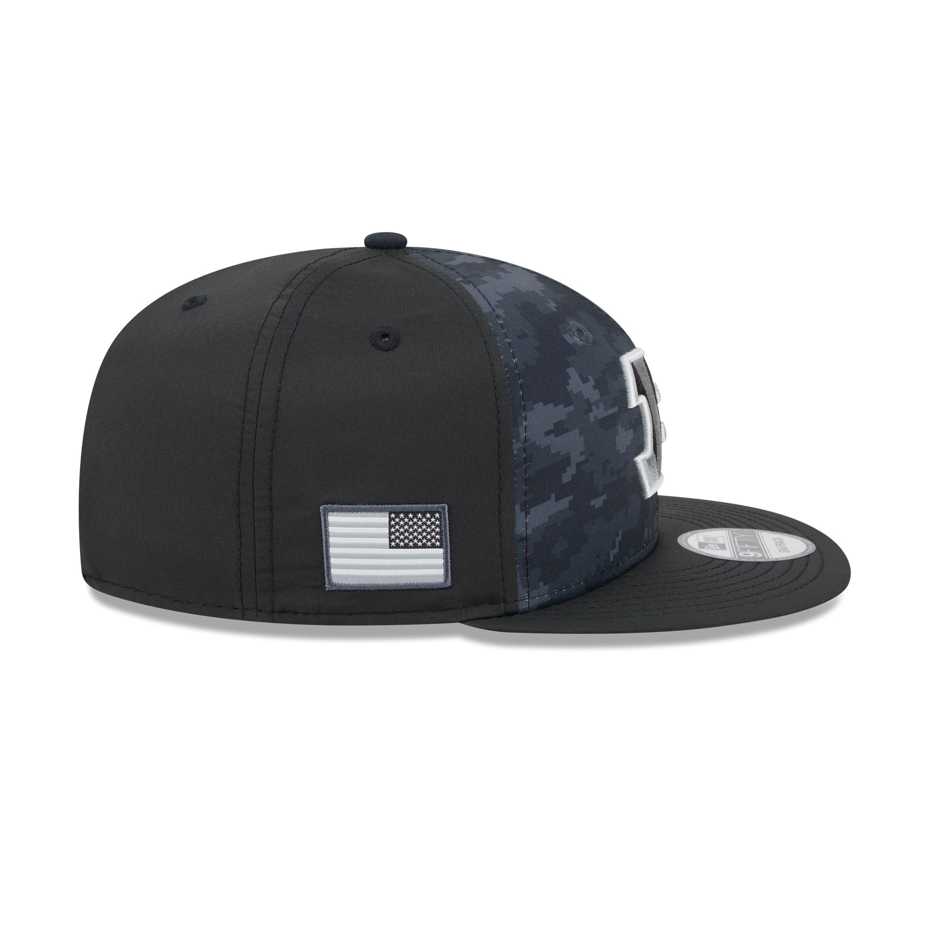 Cincinnati Bengals New Era 2026 NFL Salute to Service 9FIFTY Snapback Cap Camouflage Schwarz