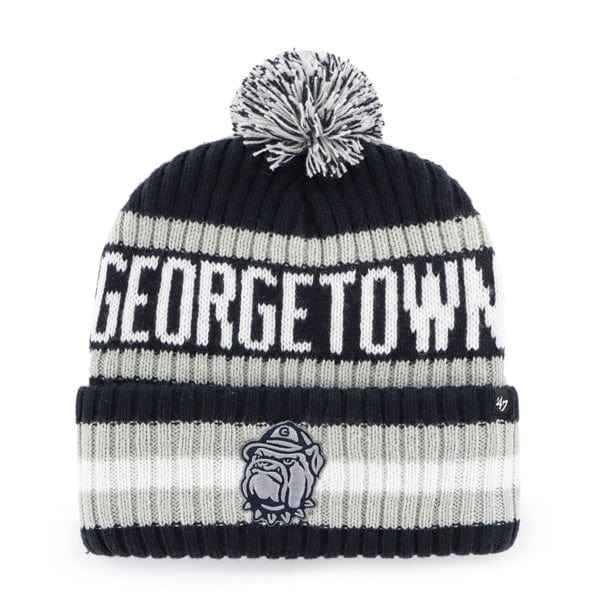 Georgetown Hoyas NCAA Bering ’47 CUFF KNIT College Beanie Navy - STADIUMDREAMS