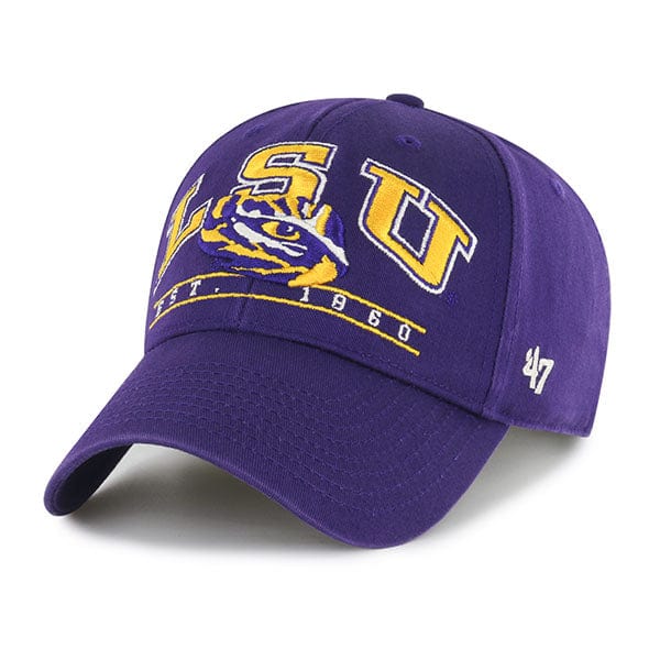 LSU Tigers NCAA Fletcher '47 MVP College Cap Lila - STADIUMDREAMS