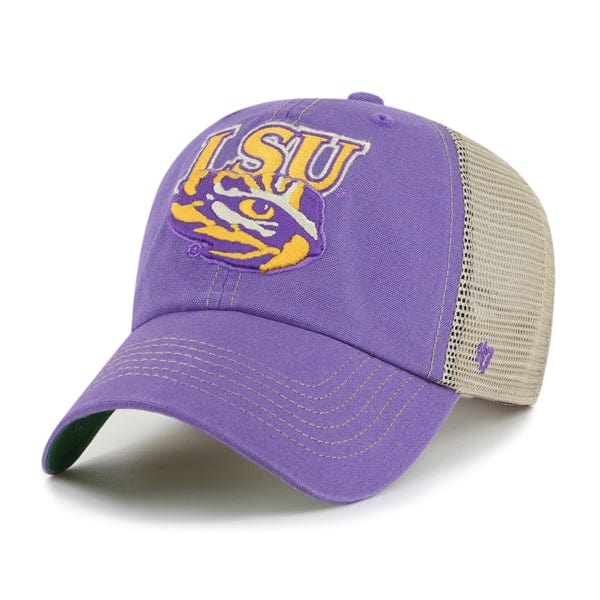 LSU Tigers NCAA Tuscaloosa ’47 CLEAN UP College Cap Lila - STADIUMDREAMS