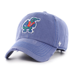 Florida Gators '47 Weathered Clean Up NCAA Cap Vintage Blau - STADIUMDREAMS