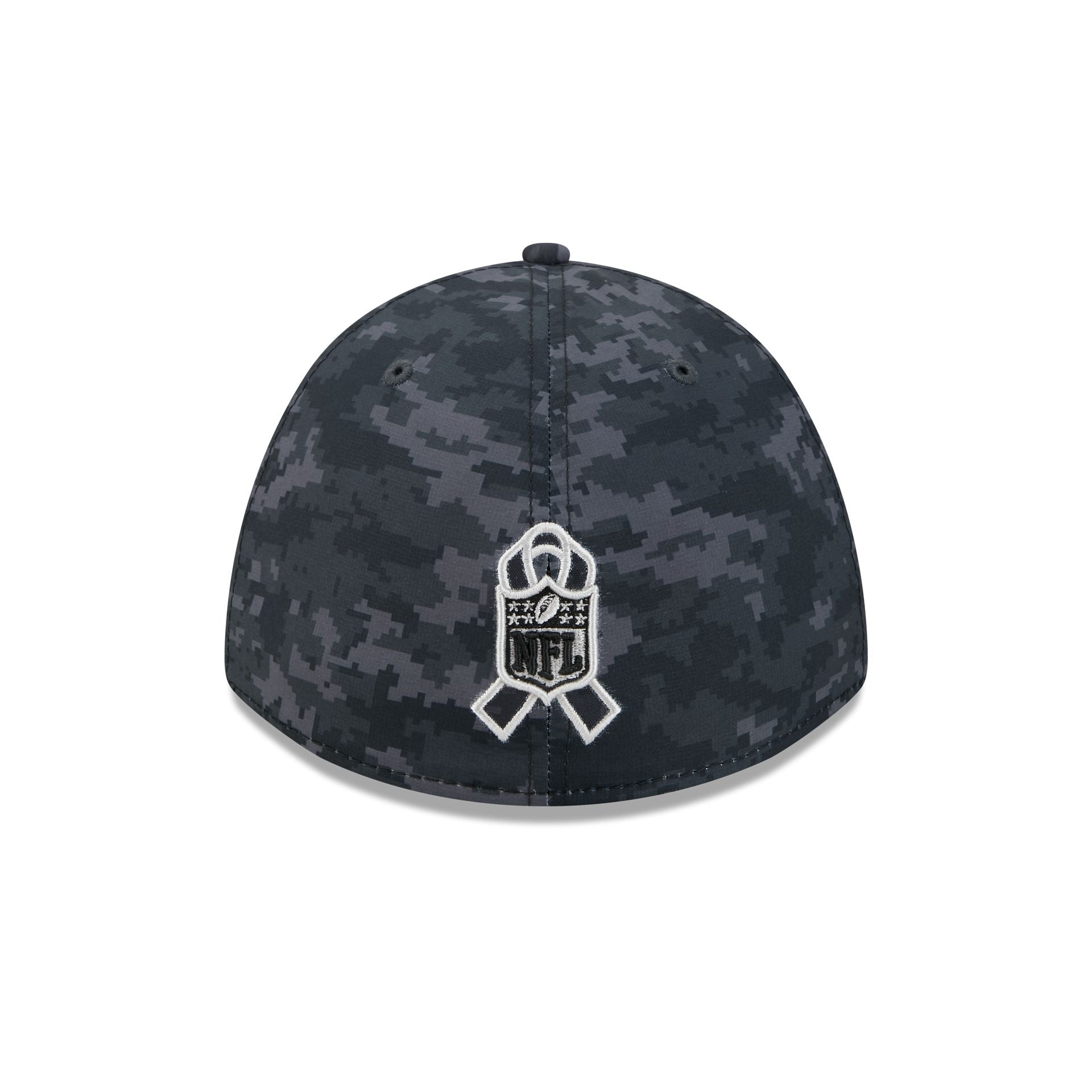 Los Angeles Chargers New Era 2026 NFL Salute to Service 39THIRTY Flex Fit Cap Camouflage Schwarz