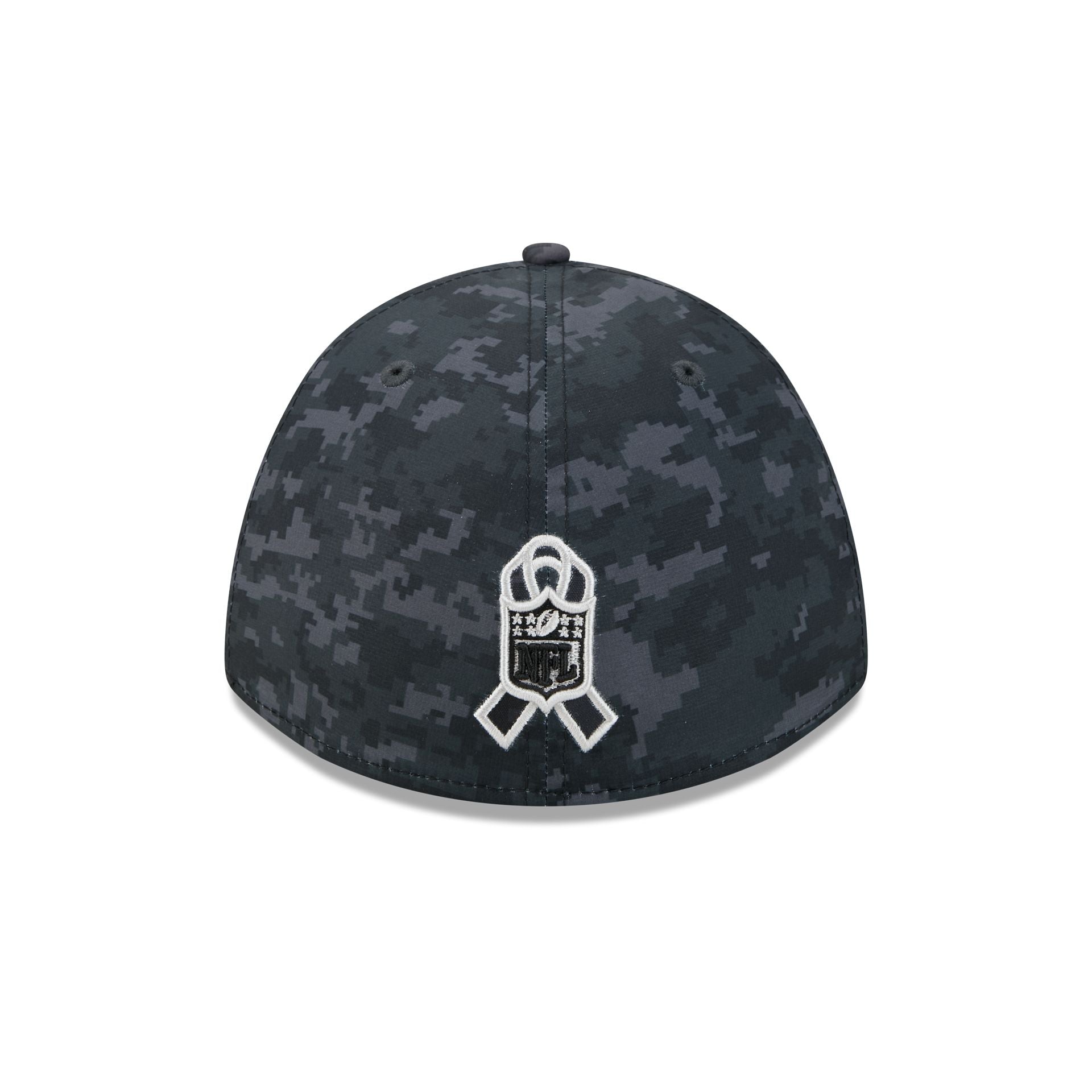Indianapolis Colts New Era 2026 NFL Salute to Service 39THIRTY Flex Fit Cap Camouflage Schwarz