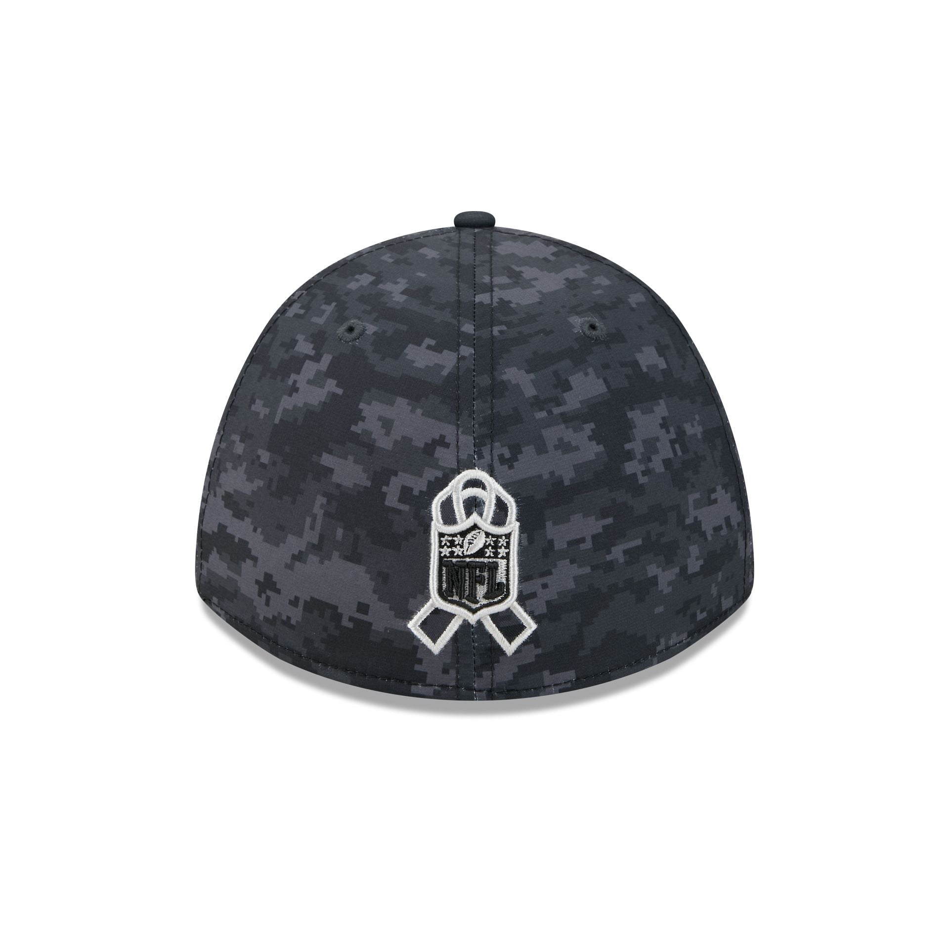 Washington Commanders New Era 2026 NFL Salute to Service 39THIRTY Flex Fit Cap Camouflage Schwarz