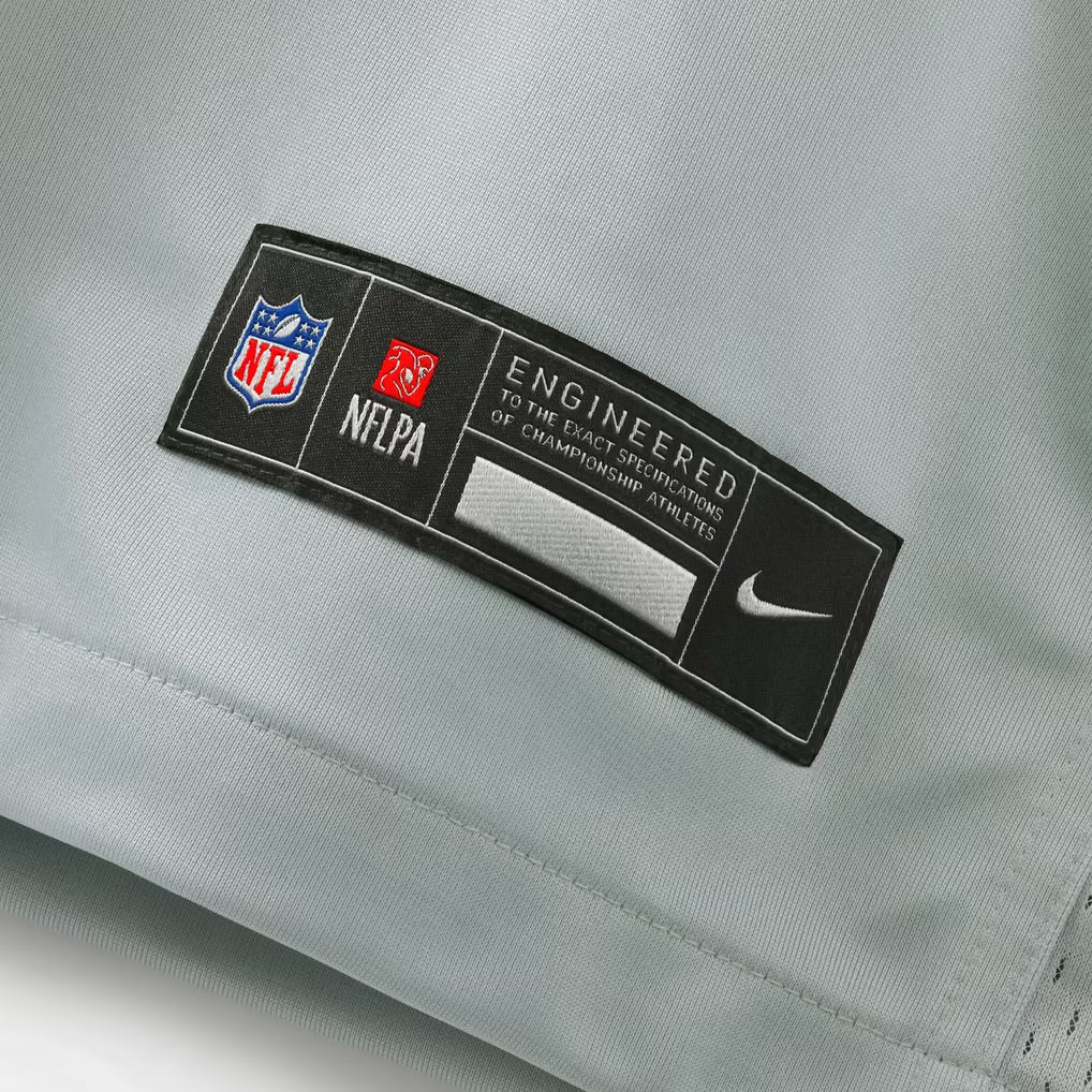 Aidan Hutchinson #97 Detroit Lions Nike 2026 Rivalries Game NFL Trikot Silber Grau