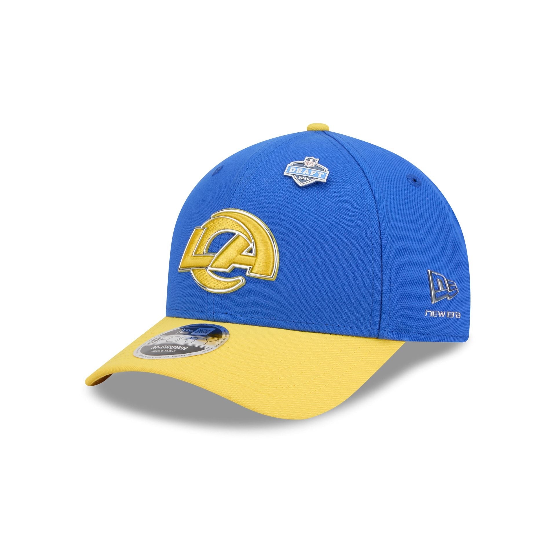 Los Angeles Rams New Era 9FORTY 2026 NFL Draft Cap Blau