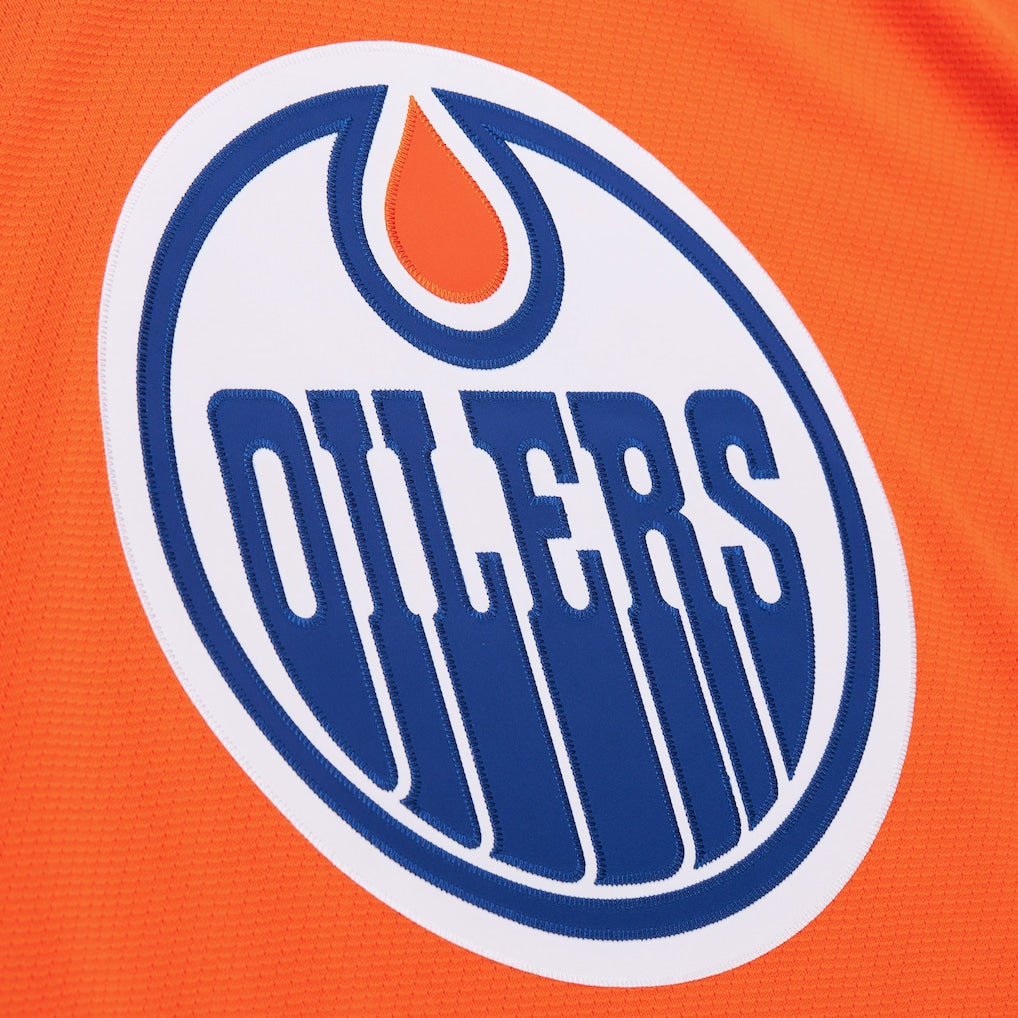 Leon Draisaitl #29 Edmonton Oilers 2015-16 Mitchell & Ness Heritage Premium Power Play NHL Trikot Orange