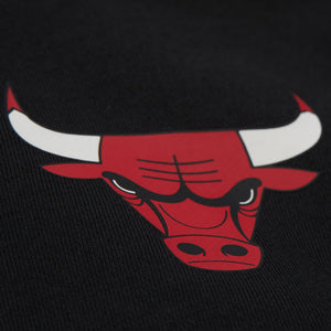 Chicago Bulls Mitchell & Ness Backprint Oversweep NBA Crewneck Pullover Schwarz - STADIUMDREAMS