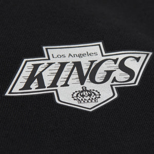 Los Angeles Kings Mitchell & Ness Backprint Oversweep NHL Crewneck Pullover Schwarz - STADIUMDREAMS