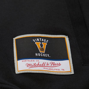 Los Angeles Kings Mitchell & Ness Backprint Oversweep NHL Crewneck Pullover Schwarz - STADIUMDREAMS