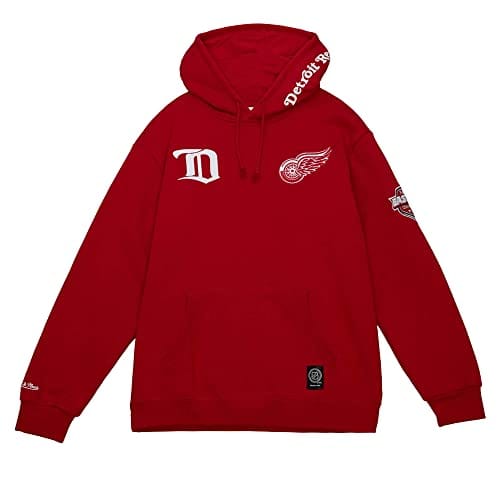 NHL CITY COLLECTION FLEECE HOODY RED WINGS - STADIUMDREAMS