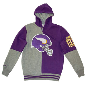 NFL SPLIT COLOUR HOODY VIKINGS - STADIUMDREAMS