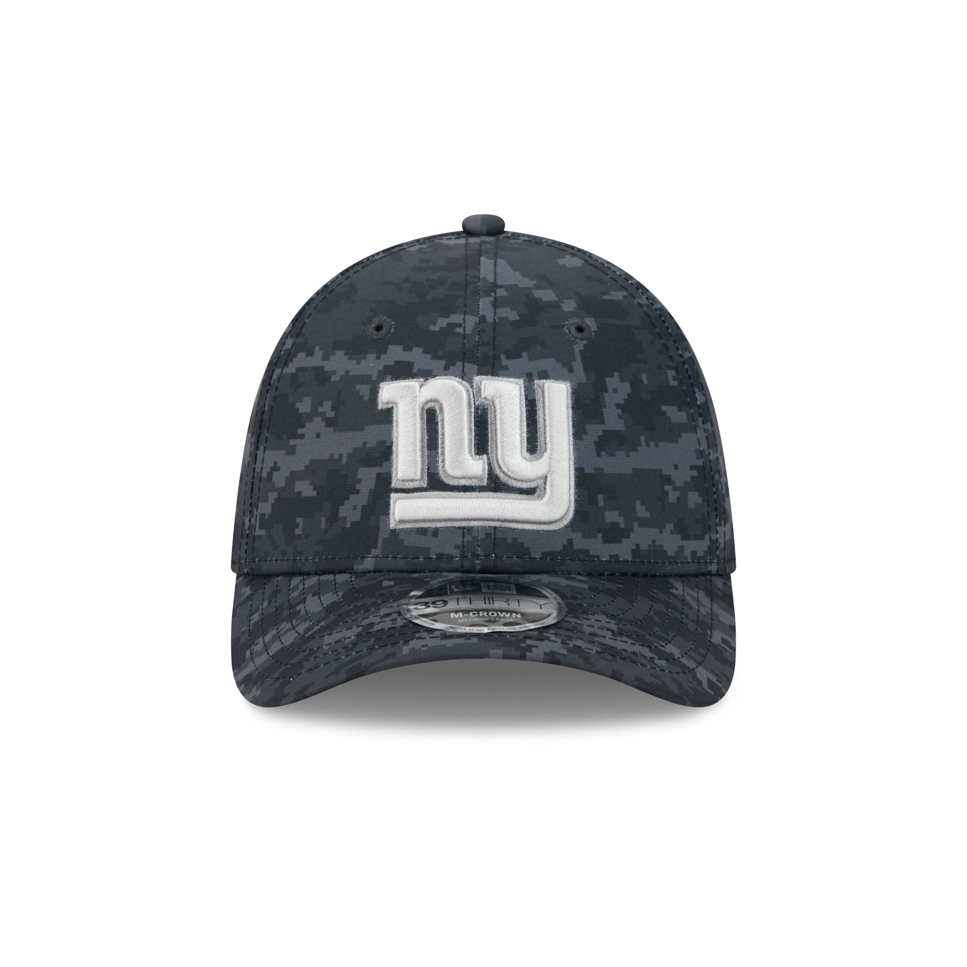 New York Giants New Era 2026 NFL Salute to Service 39THIRTY Flex Fit Cap Camouflage Schwarz