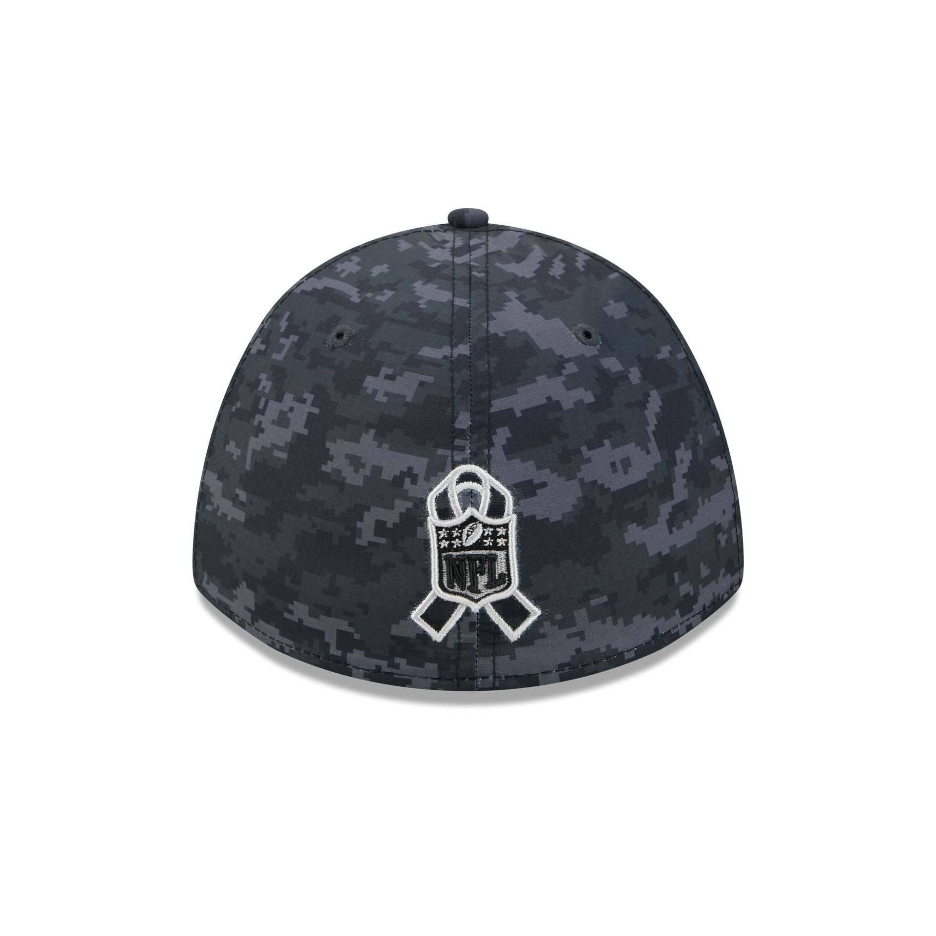 New York Giants New Era 2026 NFL Salute to Service 39THIRTY Flex Fit Cap Camouflage Schwarz