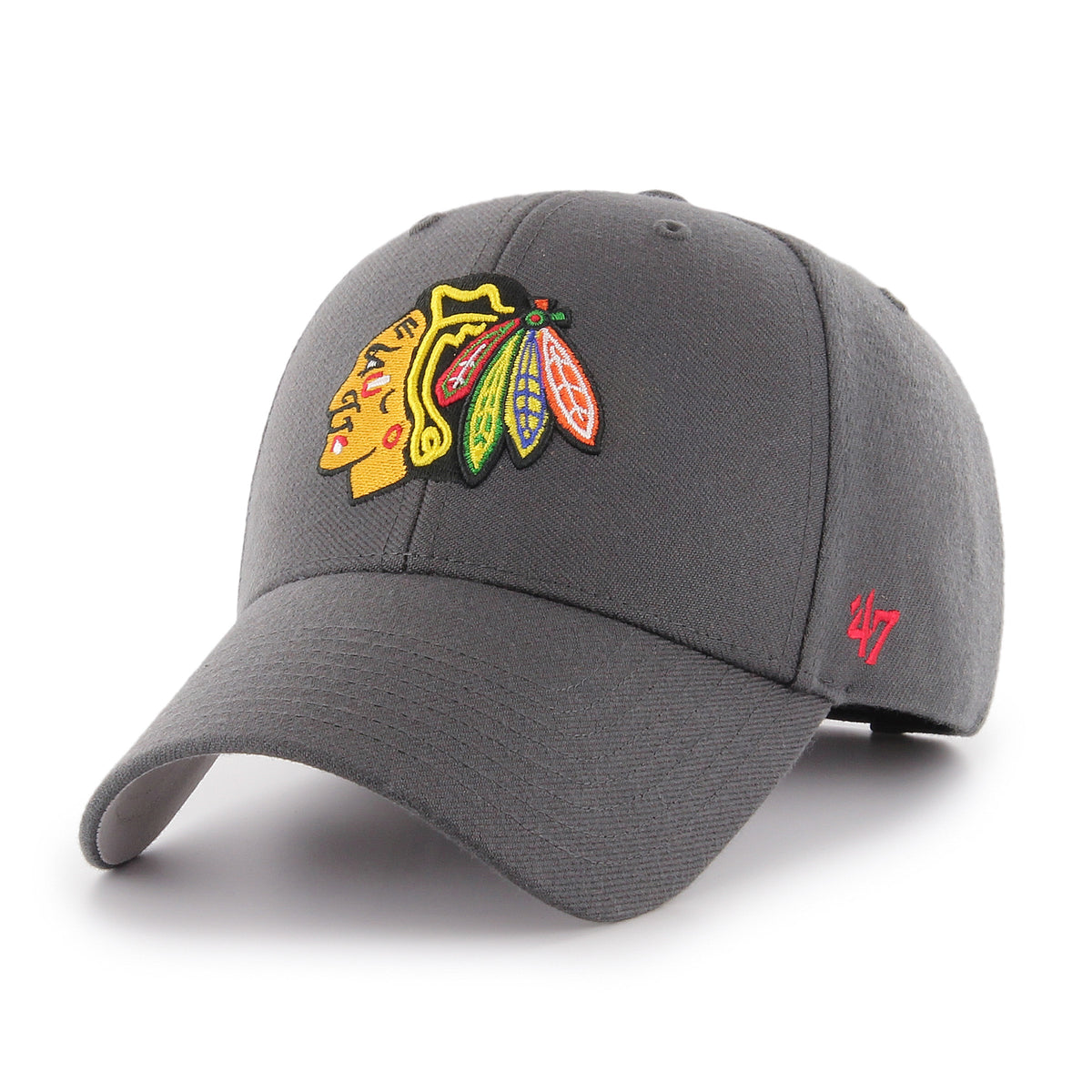 Chicago Blackhawks '47 MVP NHL Cap Grau - STADIUMDREAMS