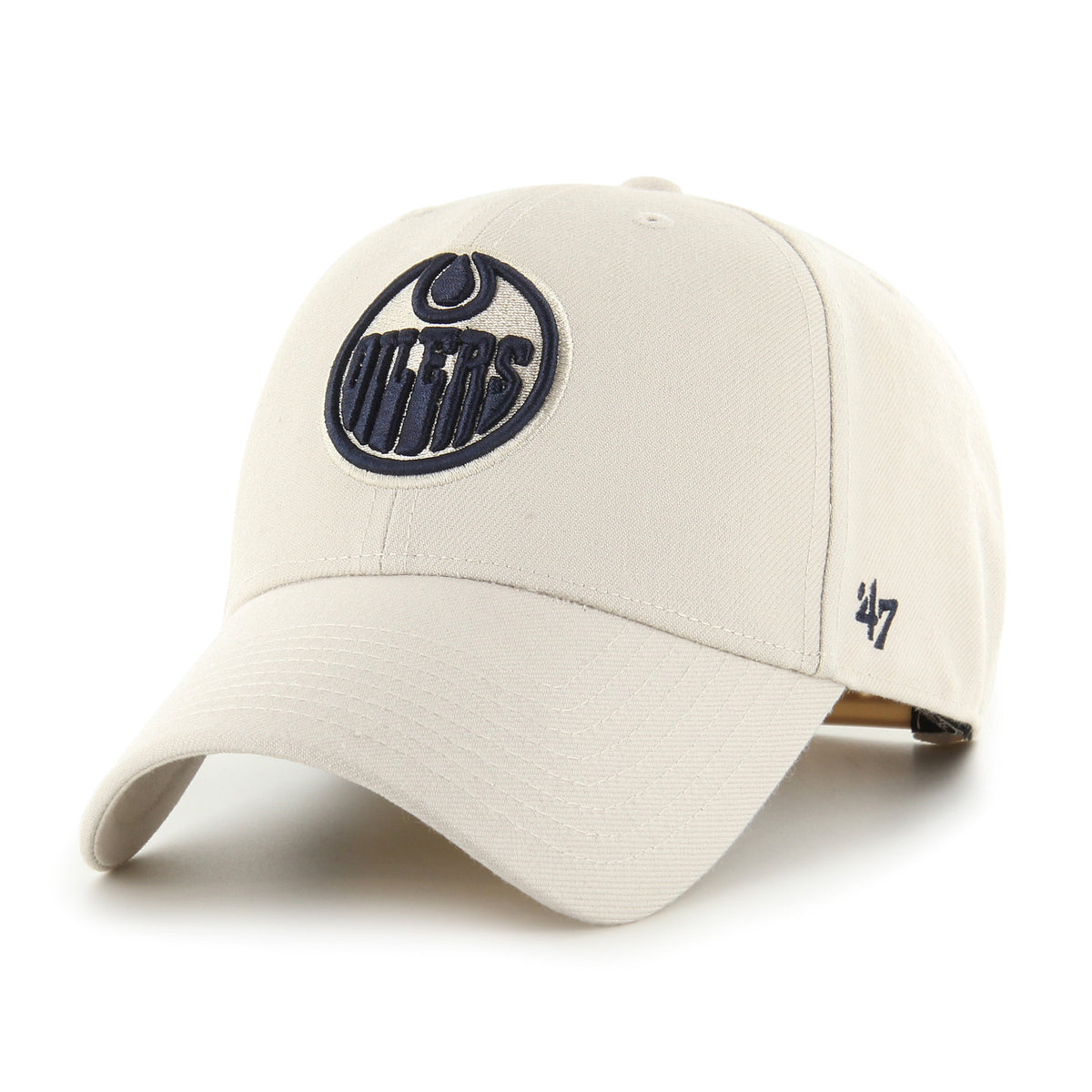 Edmonton Oilers '47 MVP SNAPBACK NHL Cap Beige - STADIUMDREAMS