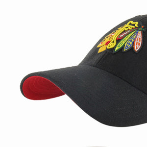 Chicago Blackhawks NHL Ballpark Snap '47 MVP verstellbare Cap schwarz - STADIUMDREAMS