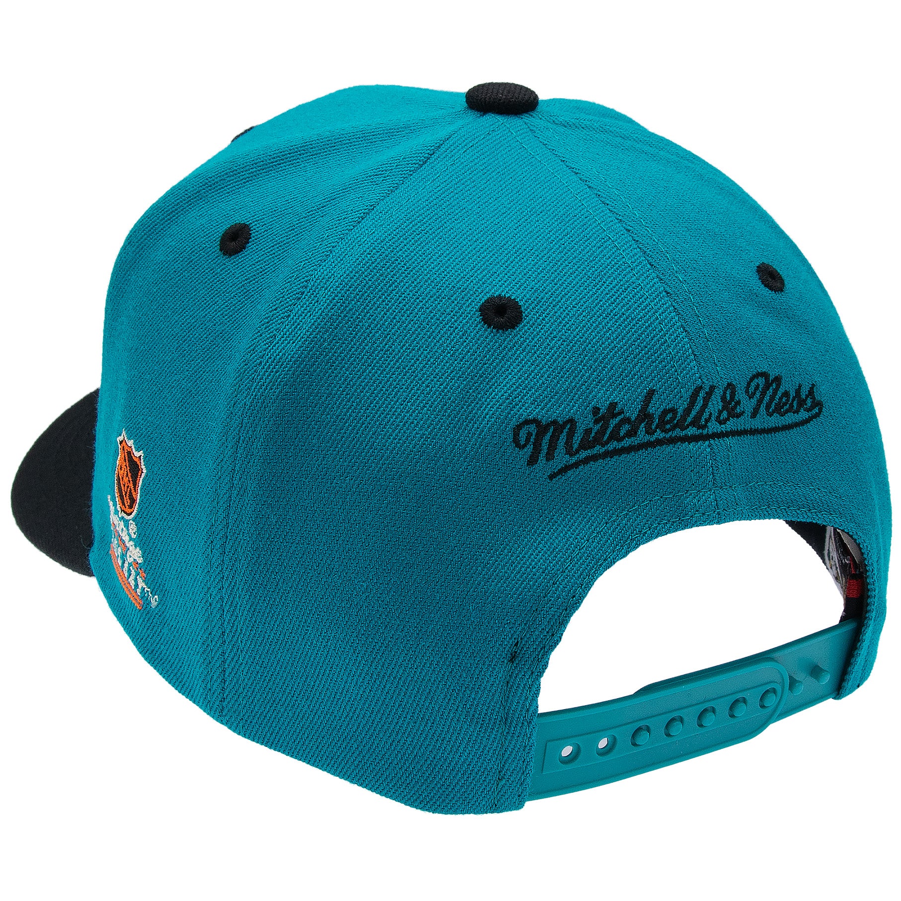Anaheim Ducks Mitchell & Ness Team Arch Classic Red Snapback NHL Cap Türkis
