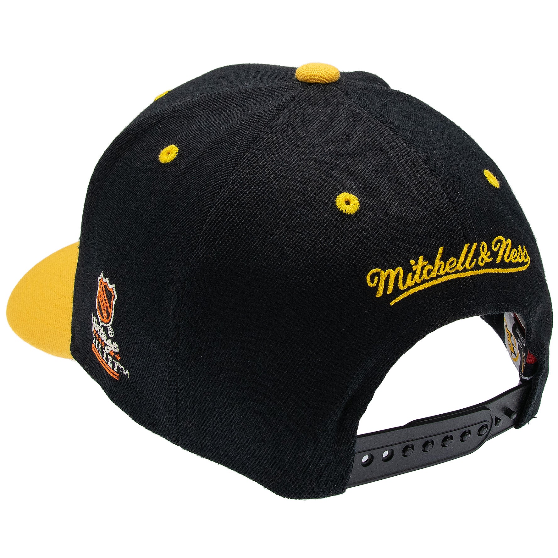 Boston Bruins Mitchell & Ness Team Arch Classic Red Snapback NHL Cap Schwarz