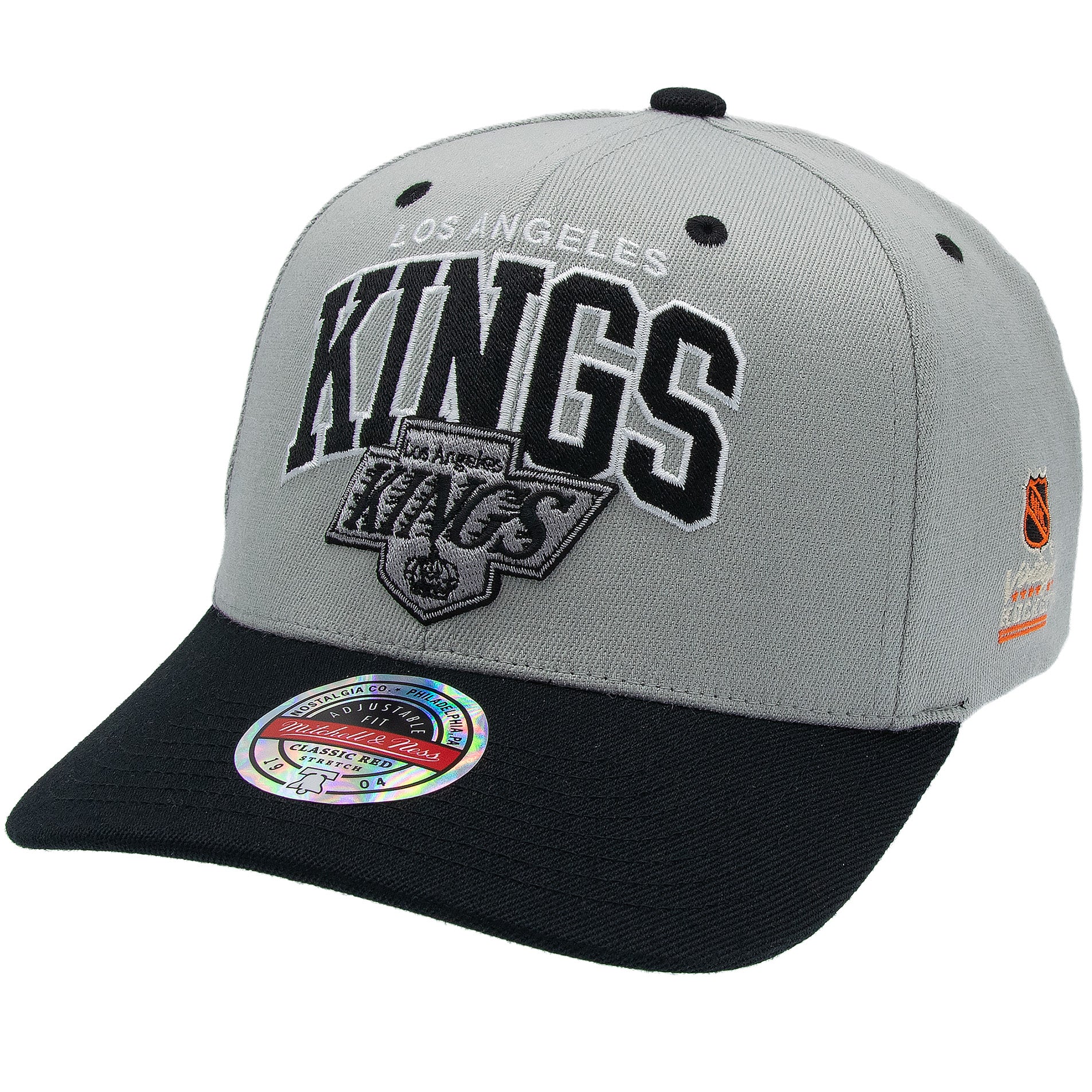 Los Angeles Kings Mitchell & Ness Team Arch Classic Red Snapback NHL Cap Schwarz