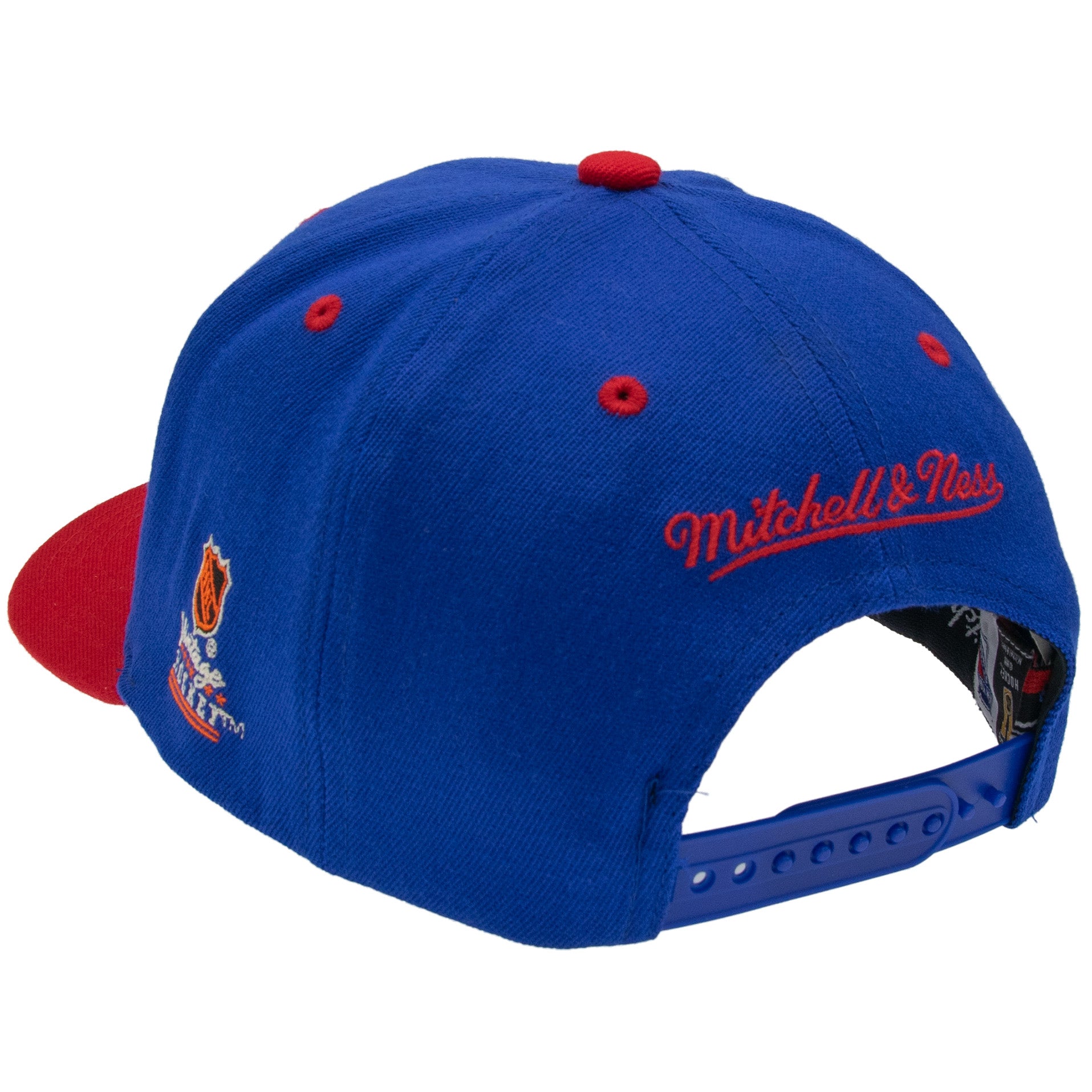 New York Rangers Mitchell & Ness Team Arch Classic Red Snapback NHL Cap Blau