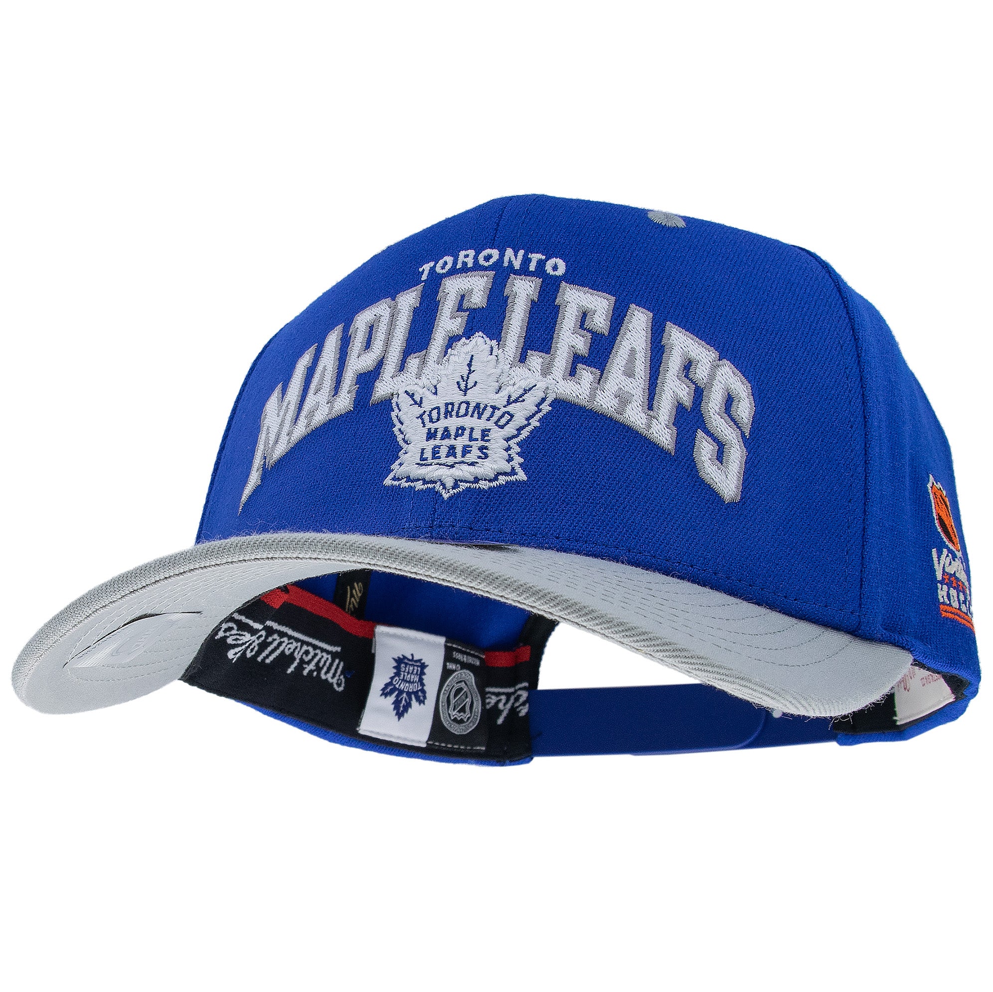 Toronto Maple Leafs Mitchell & Ness Team Arch Classic Red Snapback NHL Cap Blau