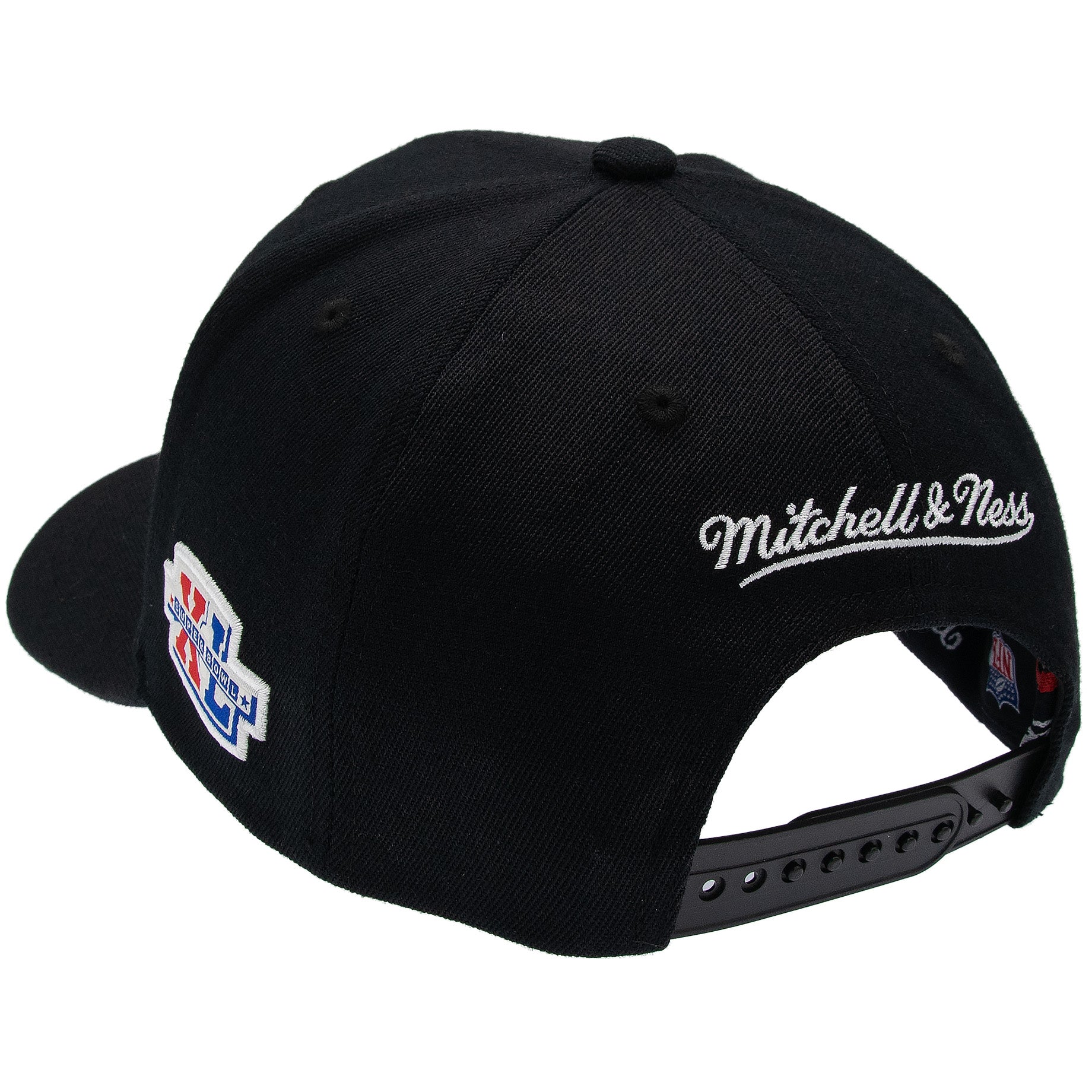 Pittsburgh Steelers Mitchell & Ness Blackout Classic Red Snpback NFL Cap Schwarz