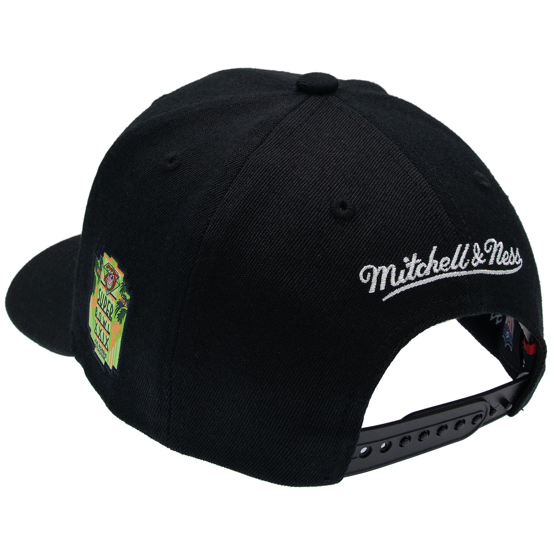 San Francisco 49ers Mitchell & Ness Blackout Classic Red Snpback NFL Cap Schwarz