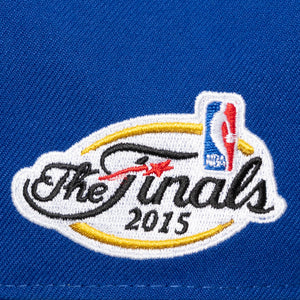 Golden State Warriors Mitchell & Ness Legacy Made Champ Pro Pinch Snapback NBA Cap in Blau-vesm