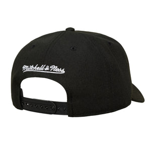 Los Angeles Lakers Mitchell & Ness Legacy Made Champ Pro Pinch Snapback NBA Cap in Schwarz, Seitenansicht