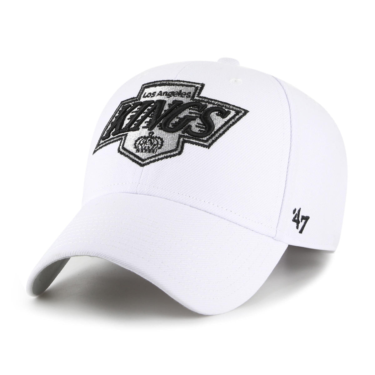 Los Angeles Kings NHL Vintage '47 MVP verstellbare Cap weiss - STADIUMDREAMS