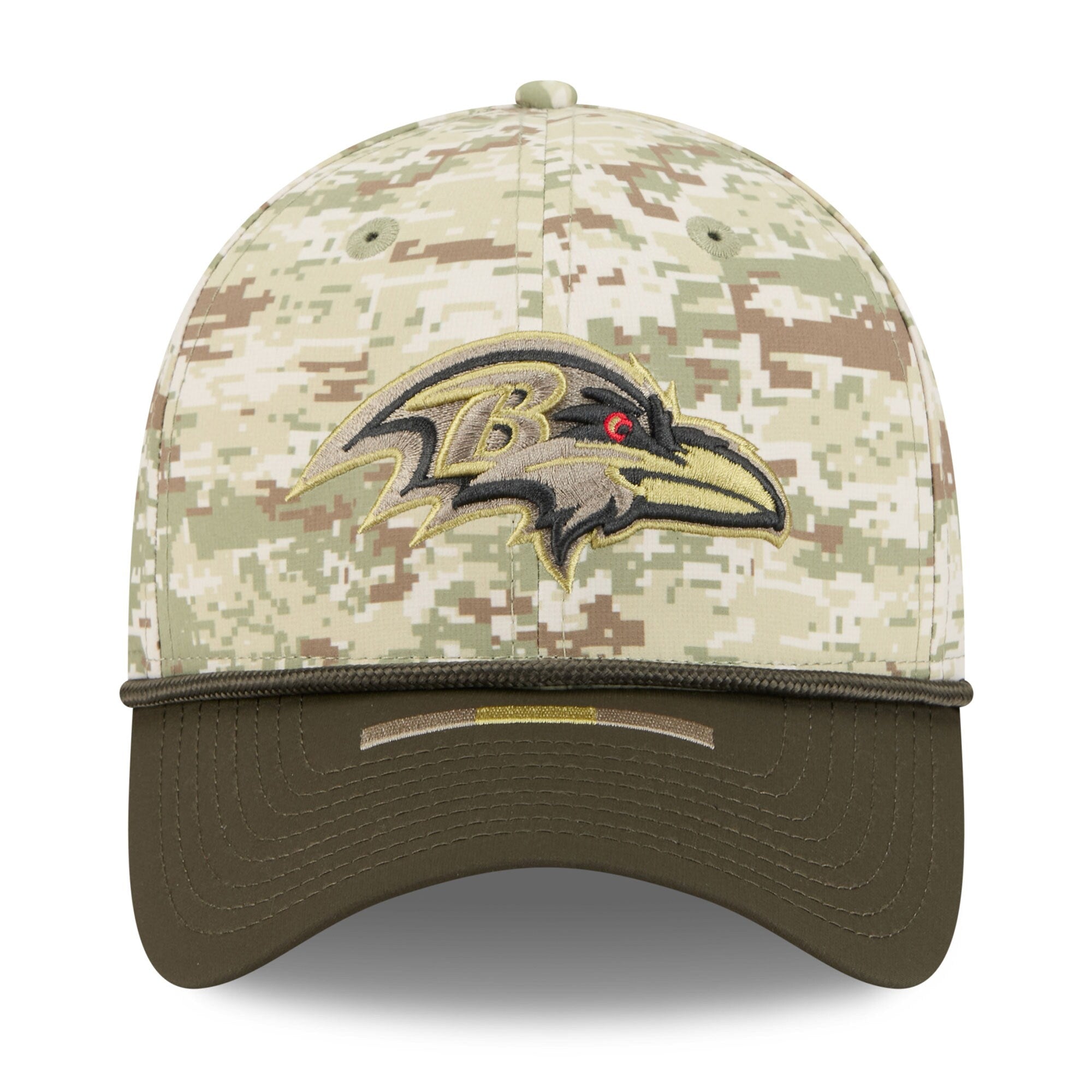 Baltimore Ravens New Era 2025 NFL Salute to Service 39THIRTY Flex Fit Cap Camouflage