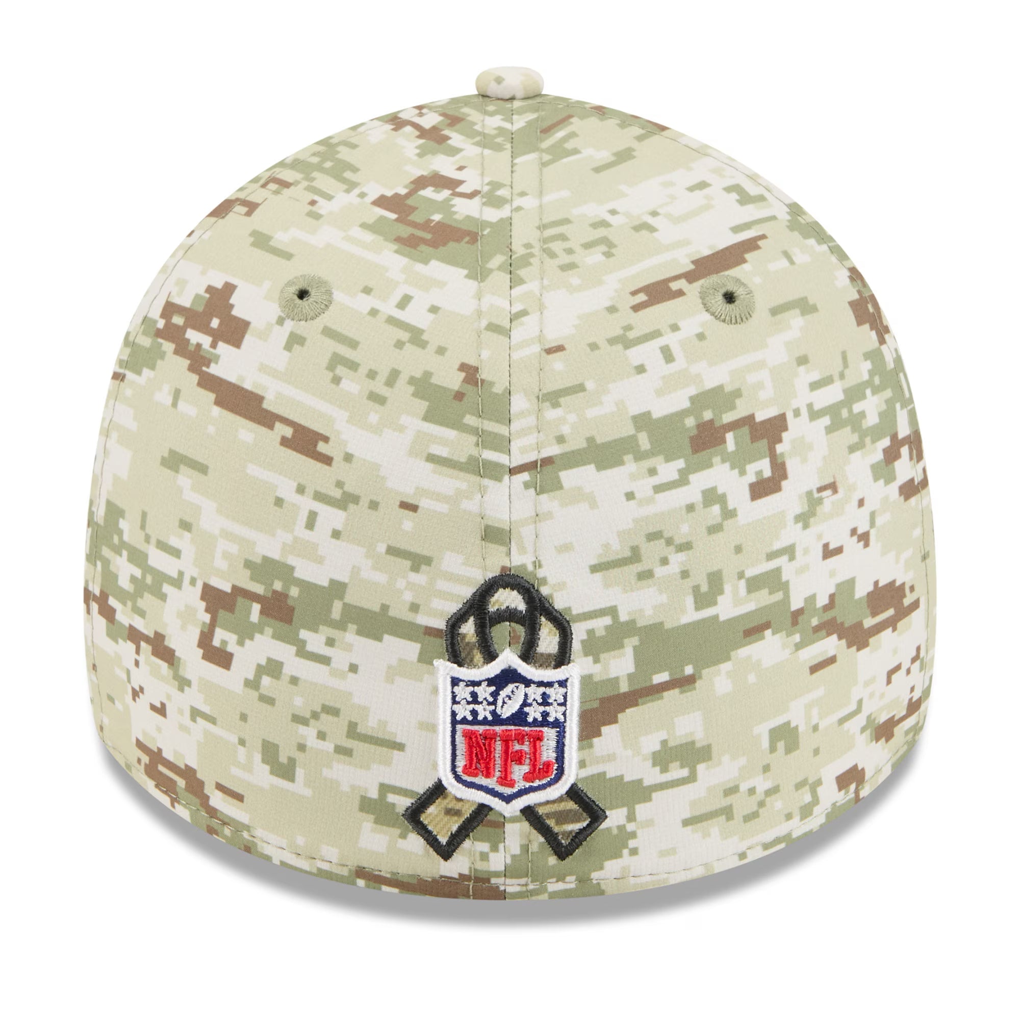 Green Bay Packers New Era 2025 NFL Salute to Service 39THIRTY Flex Fit Cap Camouflage