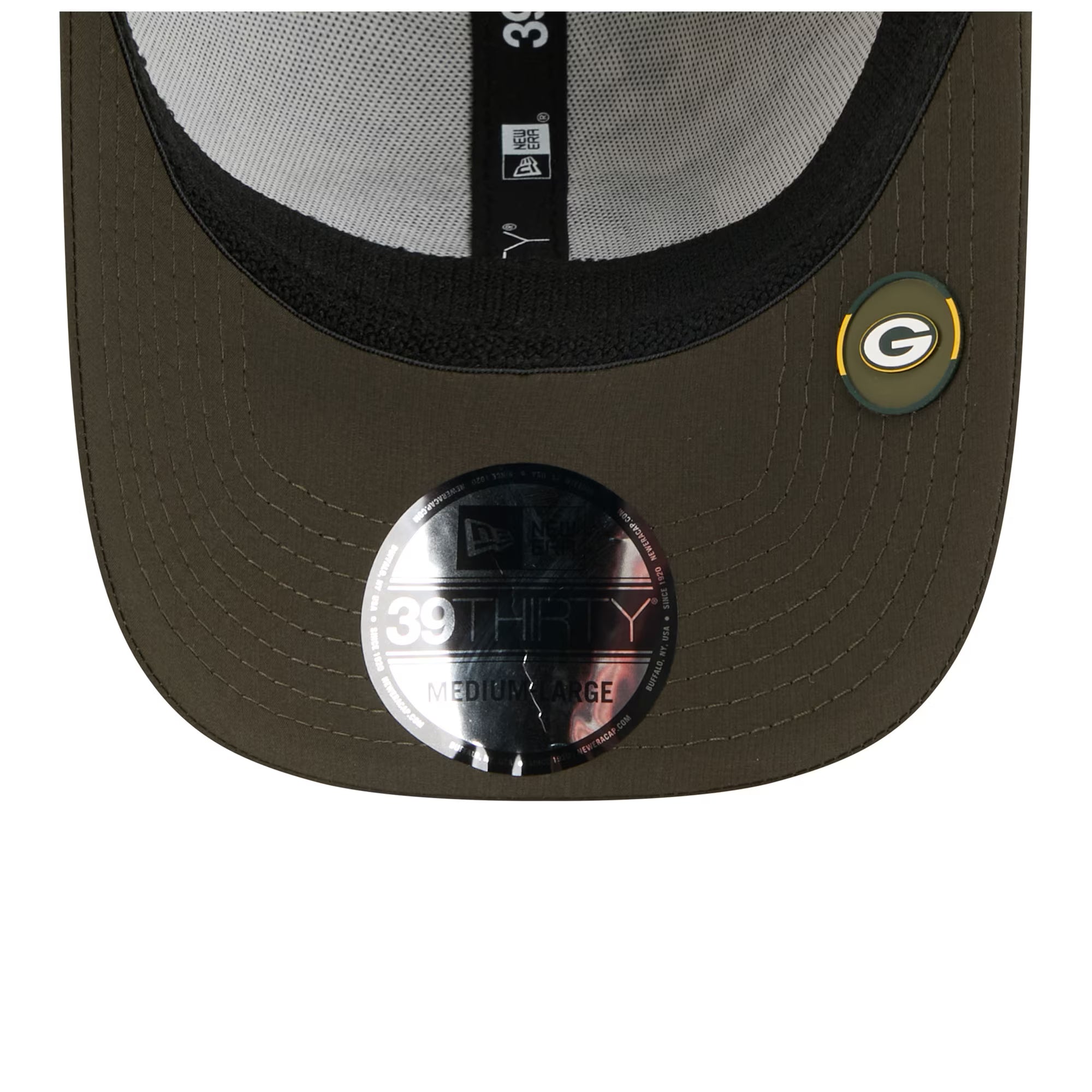 Green Bay Packers New Era 2025 NFL Salute to Service 39THIRTY Flex Fit Cap Camouflage
