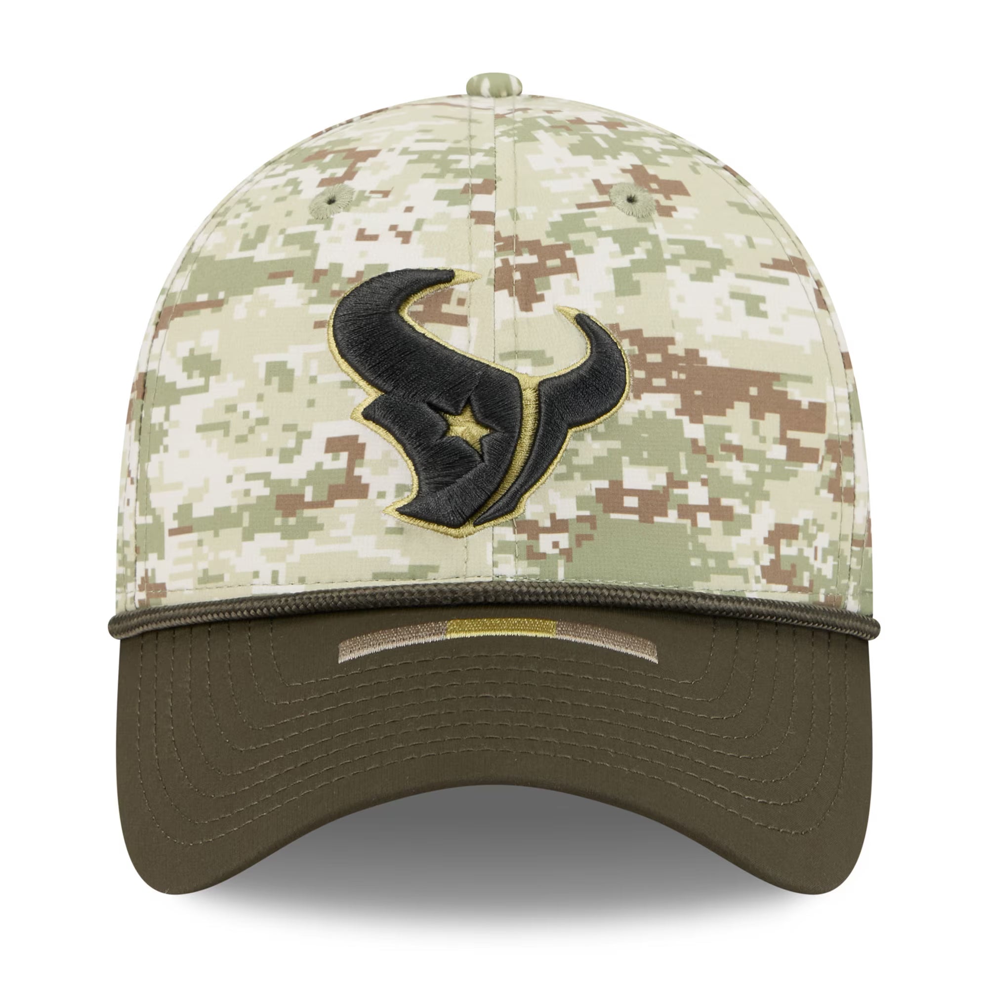 Houston Texans New Era 2025 NFL Salute to Service 39THIRTY Flex Fit Cap Camouflage