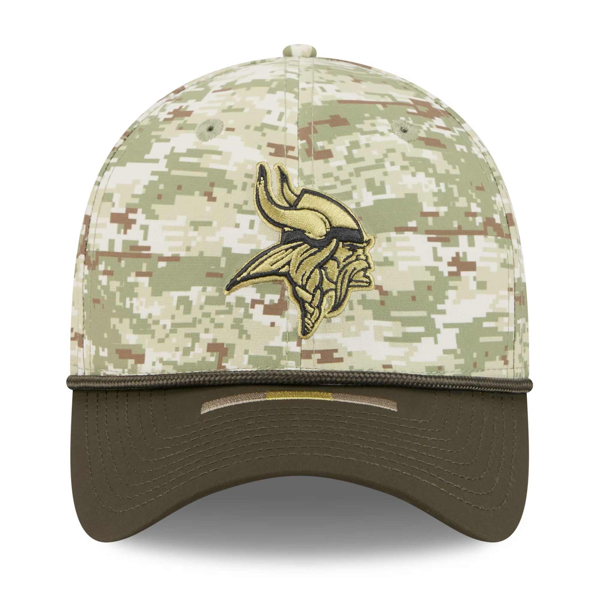 Minnesota Vikings New Era 2025 NFL Salute to Service 39THIRTY Flex Fit Cap Camouflage