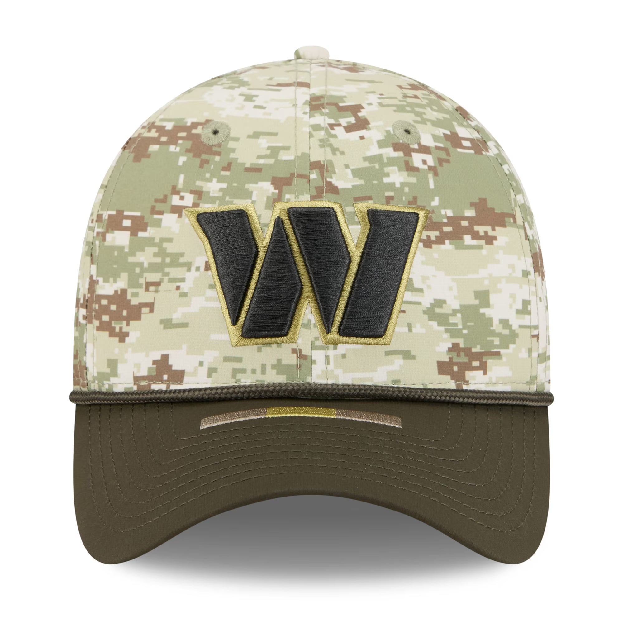 Washington Commanders New Era 2025 NFL Salute to Service 39THIRTY Flex Fit Cap Camouflage