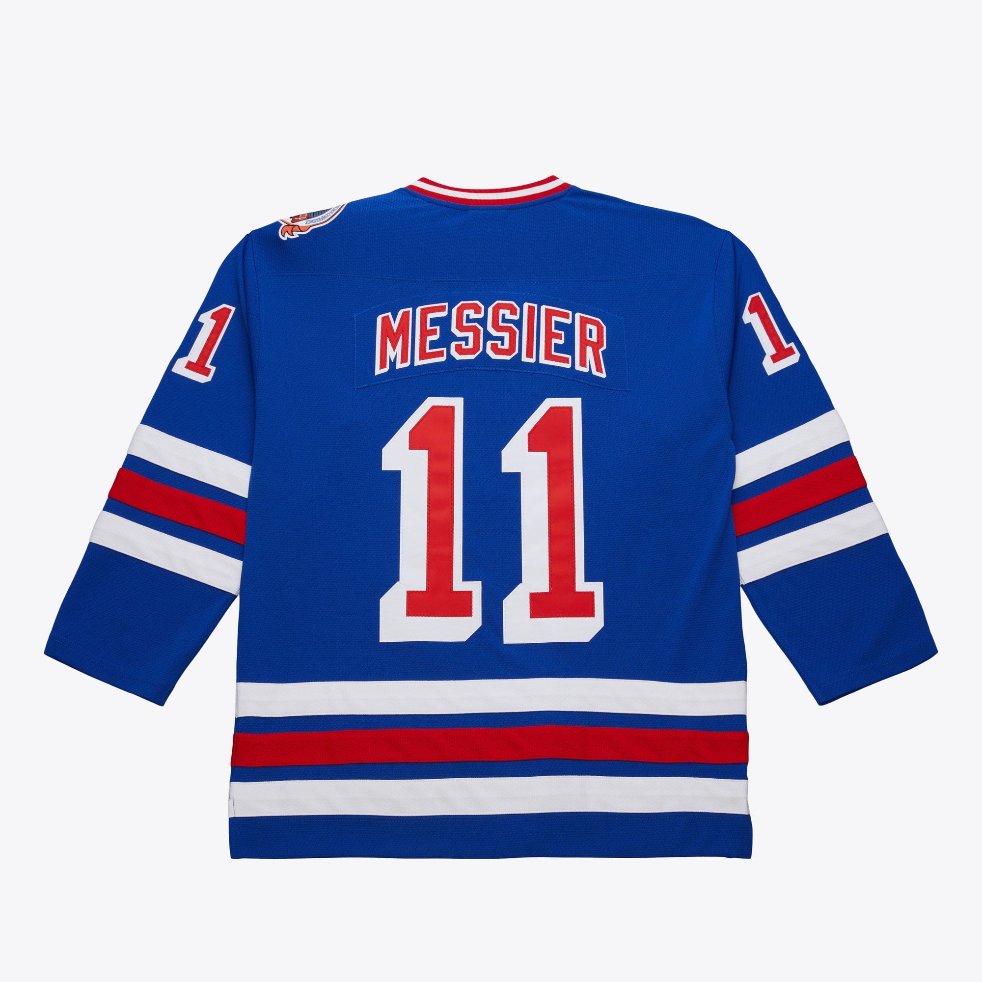 Mark Messier #11 New York Rangers 1993-94 Mitchell & Ness Premium PowerPlay NHL Trikot Blau