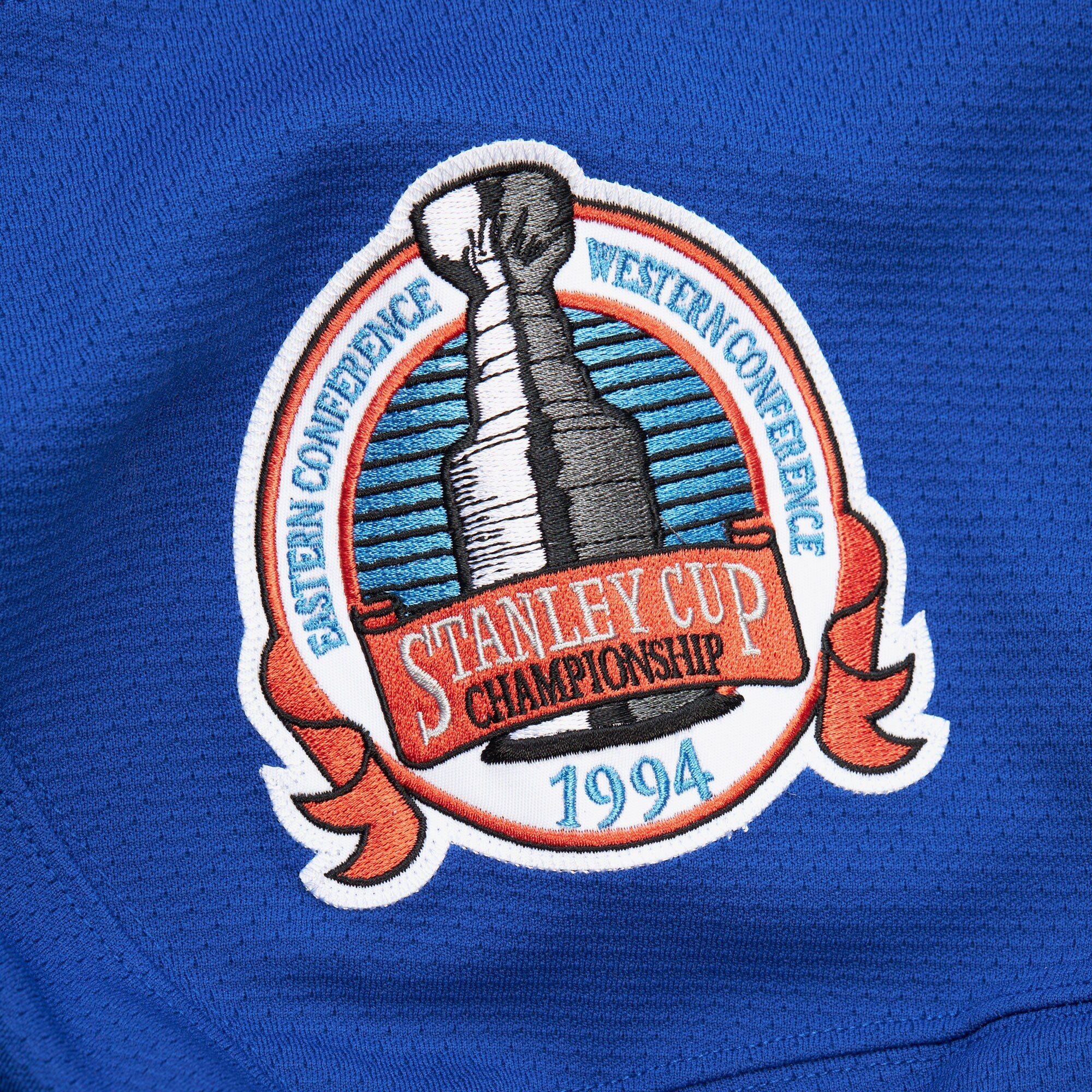 Mark Messier #11 New York Rangers 1993-94 Mitchell & Ness Premium PowerPlay NHL Trikot Blau