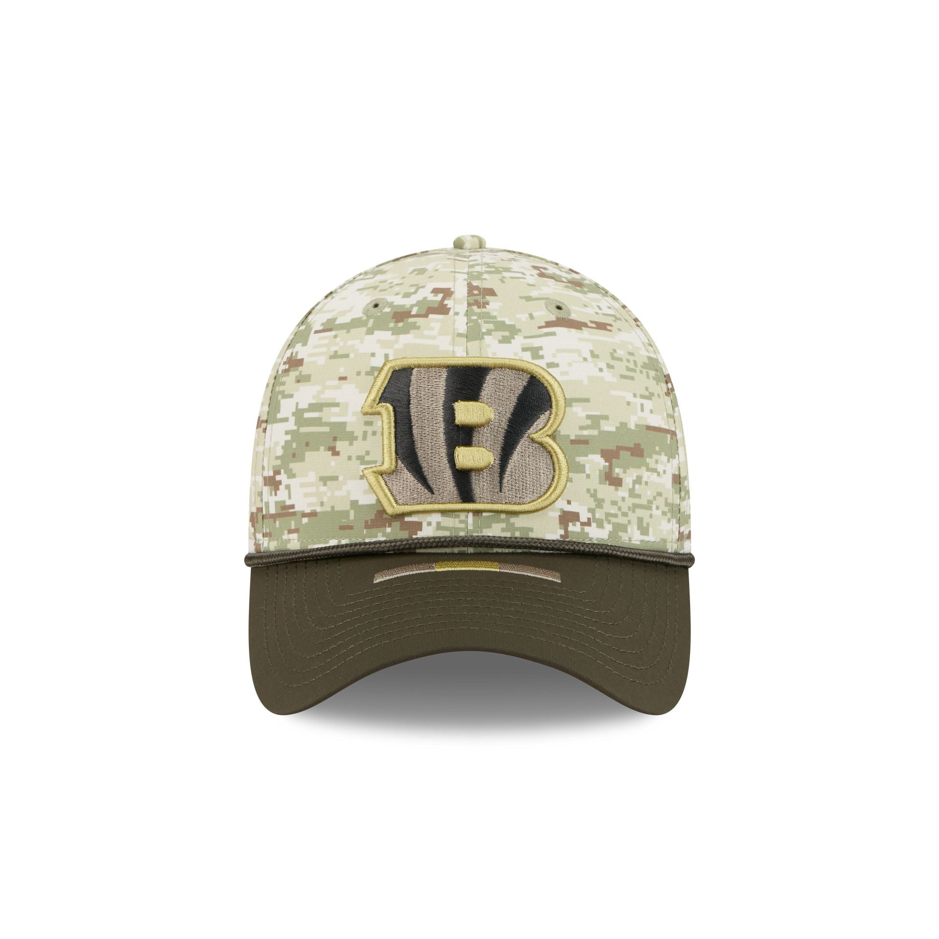 Cincinnati Bengals New Era 2025 NFL Salute to Service 39THIRTY Flex Fit Cap Camouflage