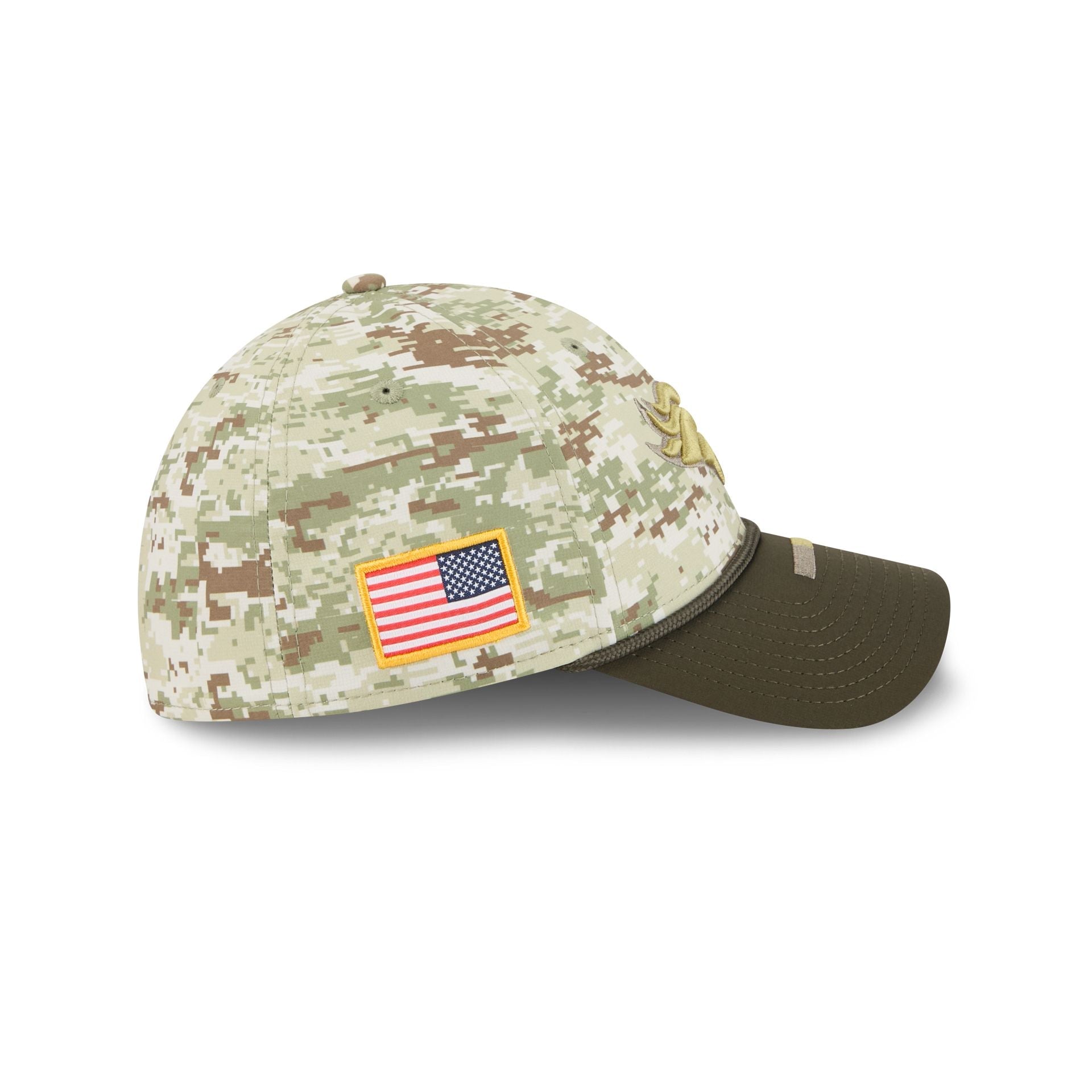 Denver Broncos New Era 2025 NFL Salute to Service 39THIRTY Flex Fit Cap Camouflage